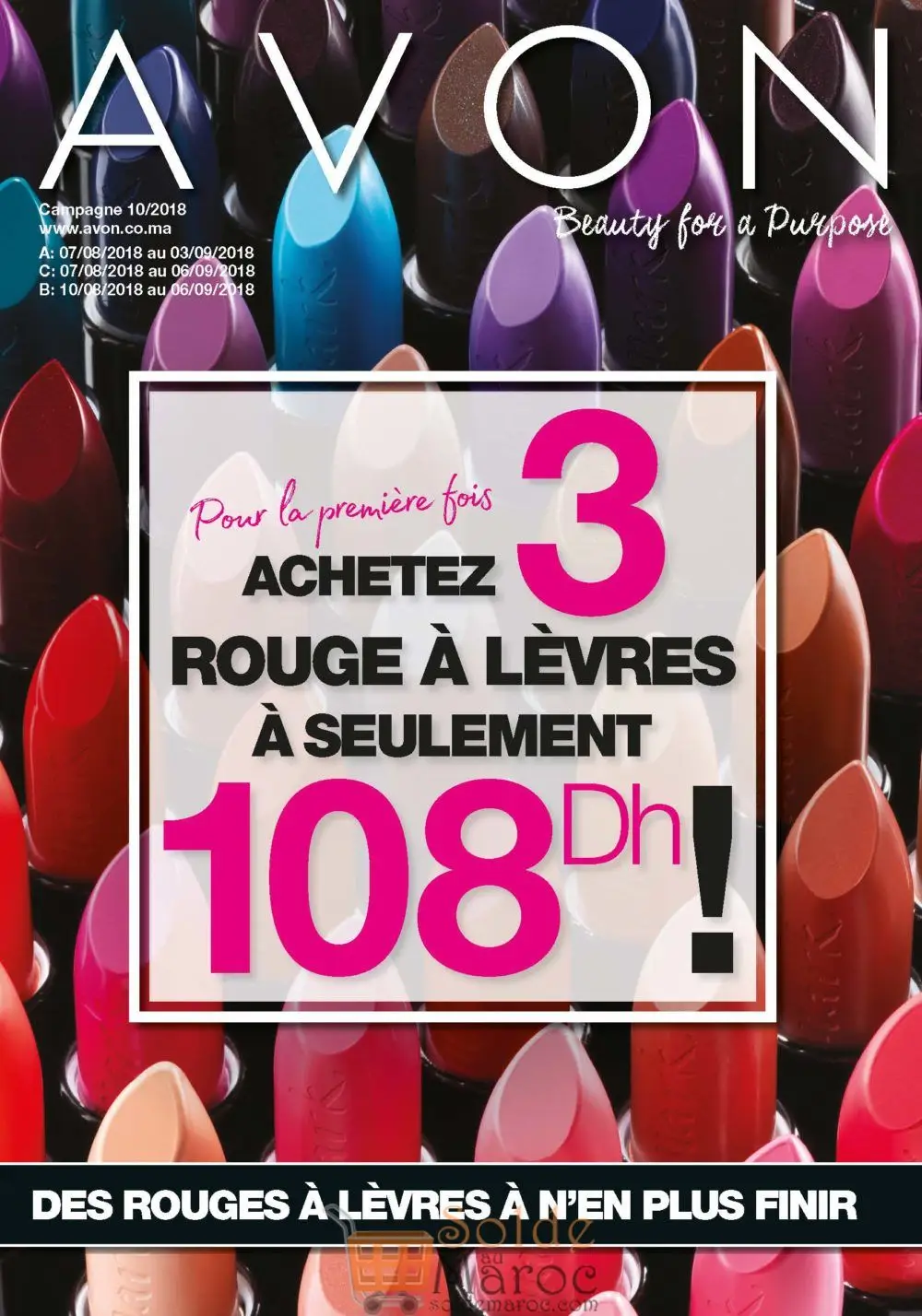 Catalogue Avon Maroc du 10 Août au 6 Septembre 2018