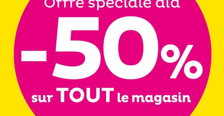 Offre Spéciale AID chez Tati Maroc -50% tous le magasin Tachefine Center Casablanca