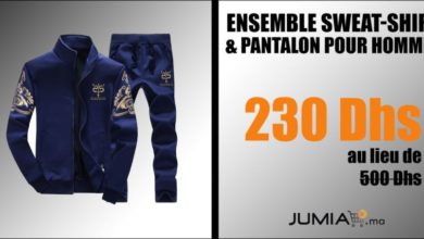 Promo Jumia Ensemble Sweat-Shirt & Pantalon pour Hommes 230Dhs au lieu de 500Dhs