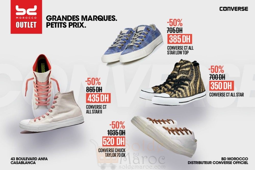 Soldes  BD Morocco Outlet Chaussures Converse All Star