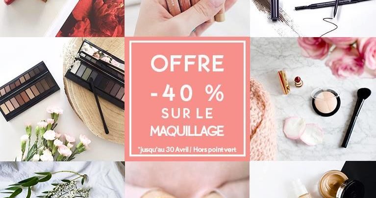 Promo Yves Rocher Maroc -40% Sur le Maquillage Jusqu'au 30 Avril 2018