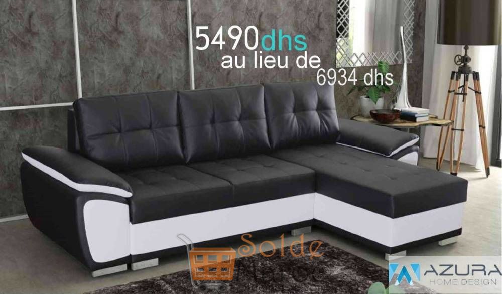 Promo Azura Home Canapé d'angle NICKY 5490Dhs au lieu de 13869Dhs