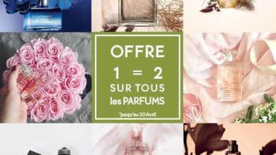 Promo Yves Rocher Maroc Offre Parfums 1=2 Jusqu'au 30 Avril 2018