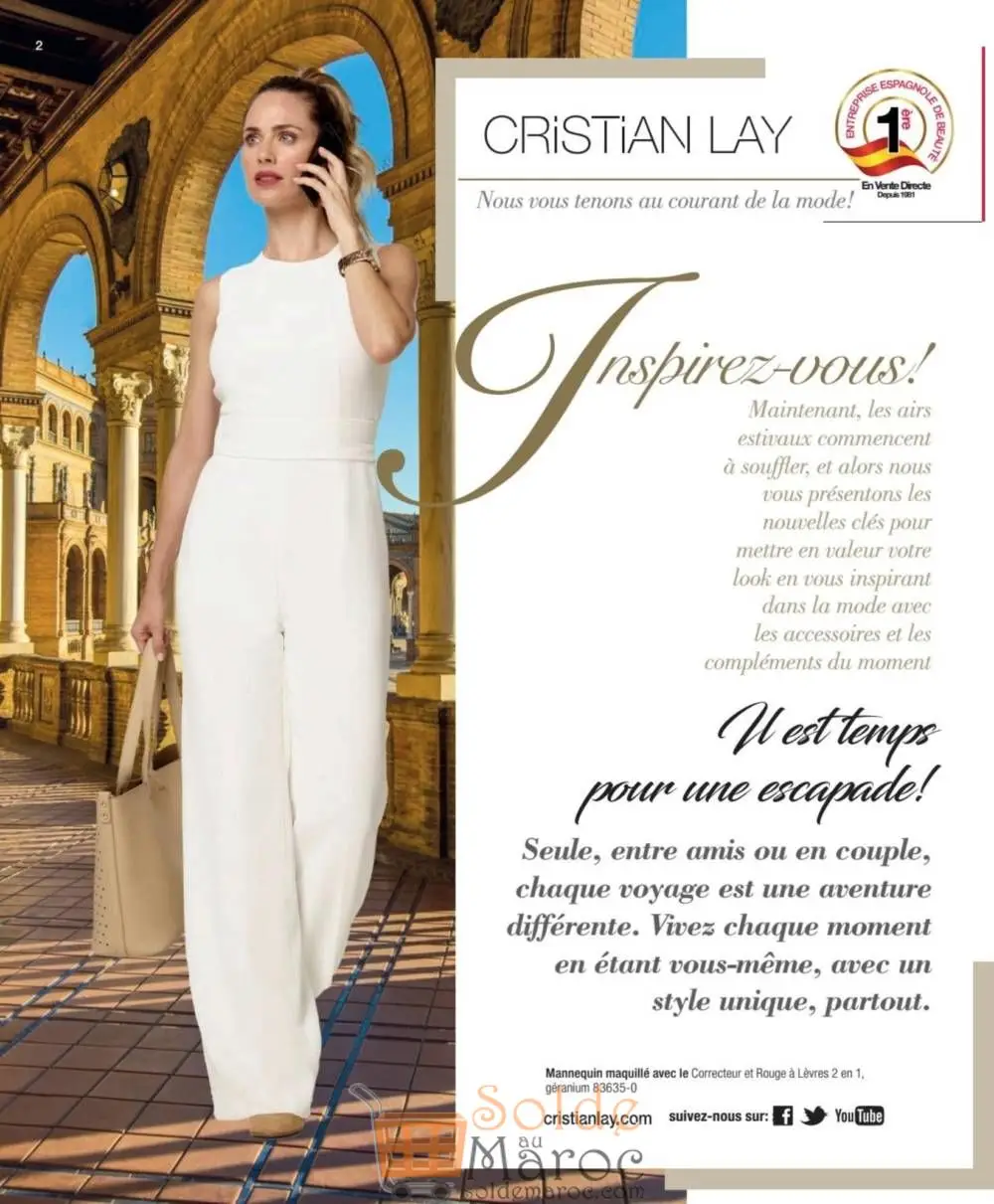 Catalogue Cristian Lay Maroc du 2 au 26 Avril 2018