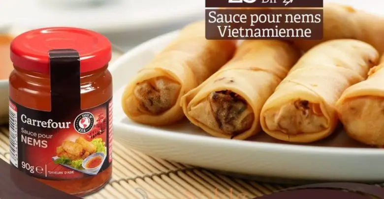 Promo Carrefour Gourmet Sauce vietnamienne pour Nems 23.90Dhs au lieu de 27.95Dhs