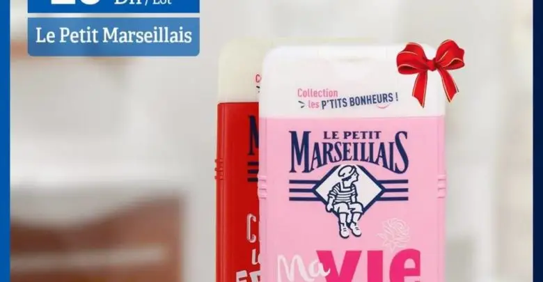 Douche Crème le petit Marseillais en promo 1+1 chez Carrefour Maroc