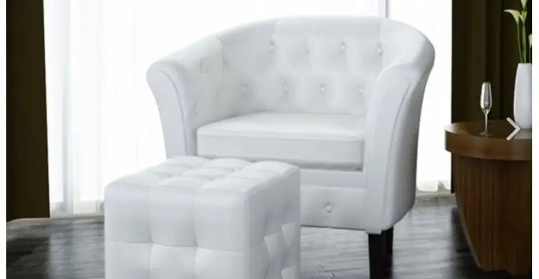 Promo Azura Home Ensemble fauteuil repose pied SUNNY 990Dhs au lieu de 1490Dhs