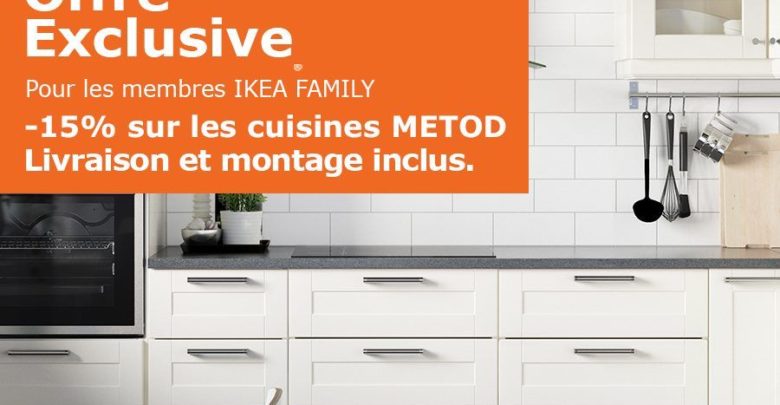 Promo Ikea Family Maroc -15% Cuisine METOD