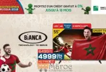 Promo Le Comptoir Electro Smart TV BIANCA 4K 55" + Récepteur intégré 4990Dhs au lieu de 6499Dhs