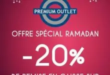 Offre Spéciale Ramadan chez Premium Outlet -20% Remise