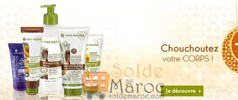 Promo Yves Rocher Maroc -40 % l’univers corps & soin visage