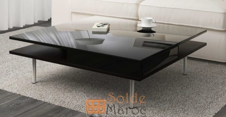 Promo Ikea Maroc Table basse noir ultra-brillant TOFTERYD 2995Dhs au lieu de 3995Dhs