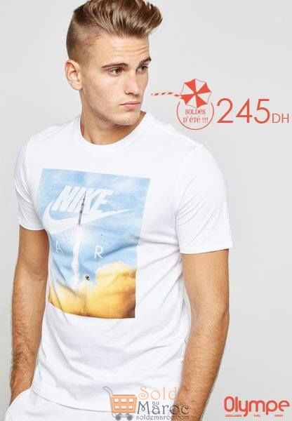 Soldes d'été Olympe Store Tee-shirt Nike Homme