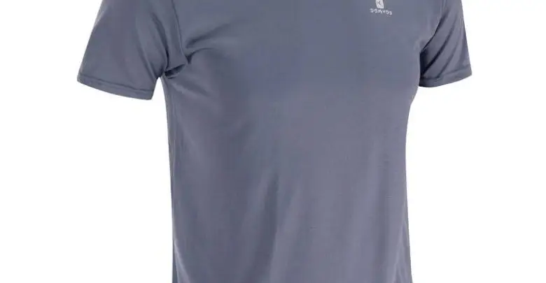 Promo Decathlon T-shirt fitness cardio homme gris FTS100 39Dhs au lieu de 59Dhs