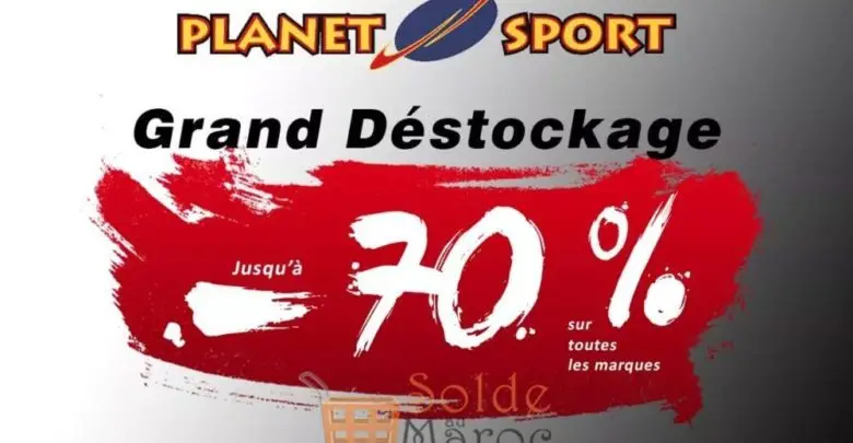 Grand Déstockage Planet Sport Jusqu'à -70% sur toutes les marques
