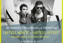 Promo Armani Exchange Maroc 1 Article Acheté = 1 Offert