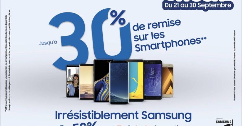 Samsung Week chez Electro Bousfiha jusqu'à -30% de remise