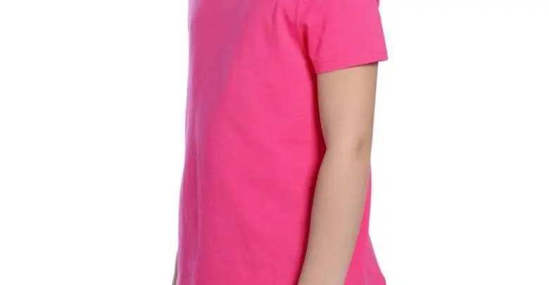 Promo Decathlon T-Shirt DOMYOS Manches courtes 100 Gym Fille rose 19Dhs au lieu de 26Dhs