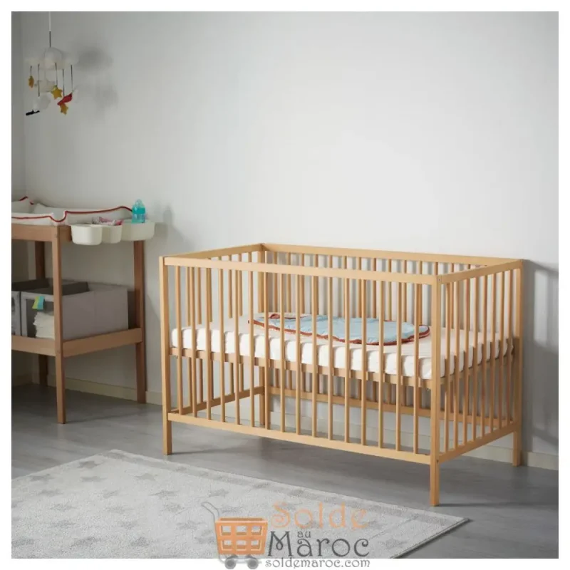 Offre Spéciale Ikea Maroc Lit bébé SNIGLAR hêtre 849Dhs