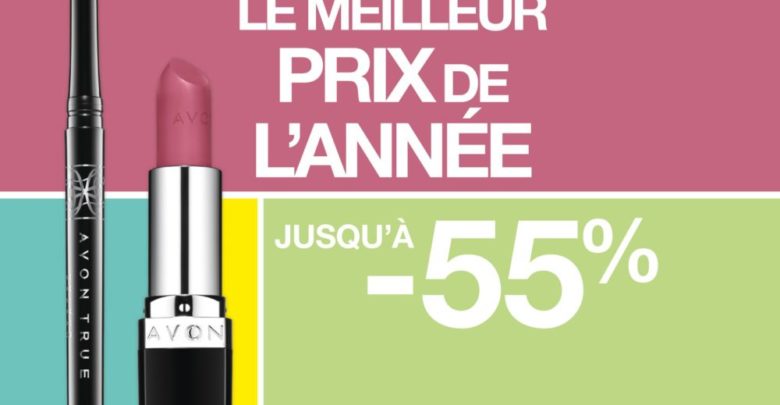 Promo Avon Maroc Jusqu'à -55% True Colour et son crayon contour des lèvres Glimmerstick