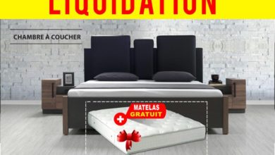 Liquidation Electro Bousfiha Chambre à coucher + Matelas gratuit