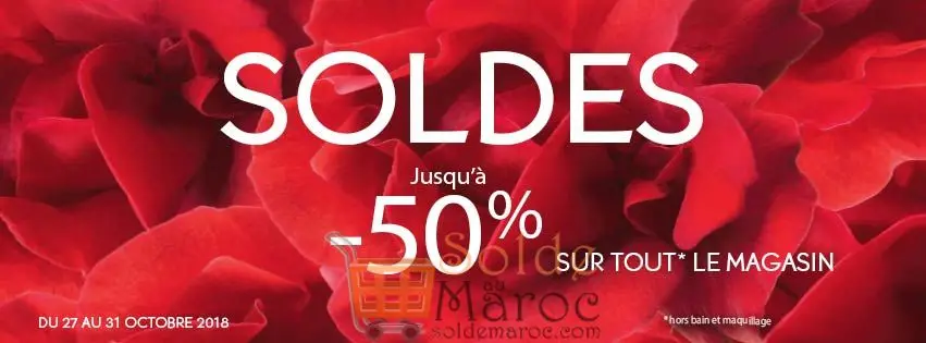 Promo Yves Rocher Maroc -50%* Jusqu'au 31 Novembre 2018