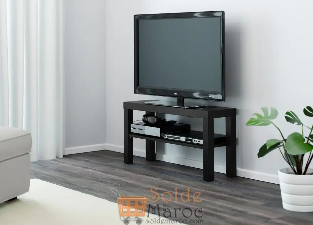 Offre Spéciale Ikea Maroc Meuble TV LACK noir 129Dhs