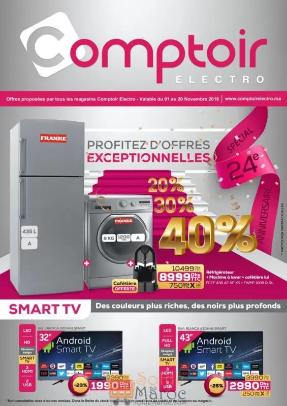 Catalogue Le Comptoir Electro du 1 au 20 Novembre 2018