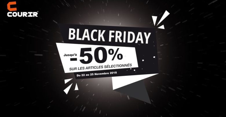 Black Friday Courir Maroc -50% Jusqu'au 25 Novembre 2018