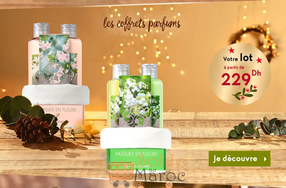 Promo Yves Rocher Maroc -40% sur TOUT l’univers parfums