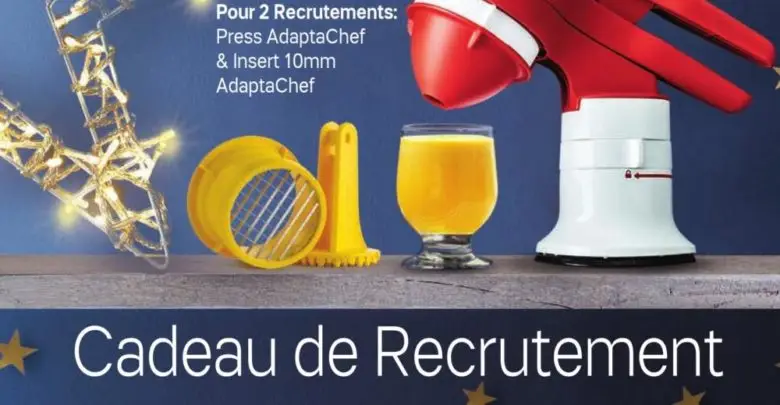 Catalogue Tupperware Maroc Cadeau de recrutement Jusqu'au 30 Décembre 2018