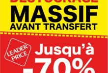 Déstockage Massif avant transfère Leader Price Maroc Décembre 2018