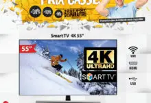 Déstockage Eqitem Electro Smart TV 55° UHD SAMSUNG 14990Dhs au lieu de 16990Dhs