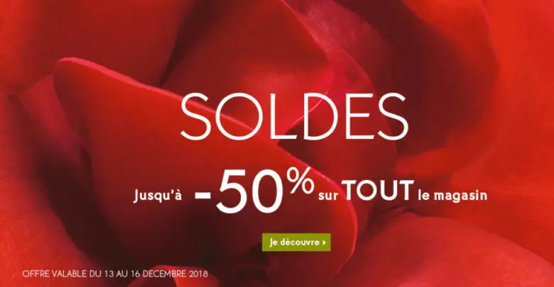 Soldes Yves Rocher Maroc -50% sur tout le magasin Jusqu'au 16 Décembre 2018