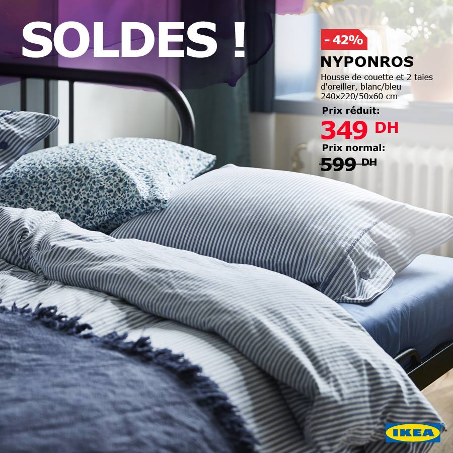 Soldes Ikea Maroc Un vaste choix de housses de couettes et taies d’oreiller