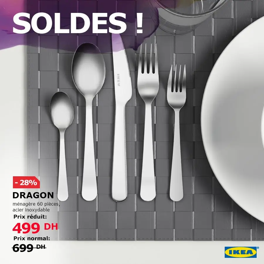 DRAGON Cuillère, acier inoxydable - IKEA