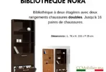 Promo CCMBuro Bibliothèque NORA 890Dhs au lieu de 390Dhs