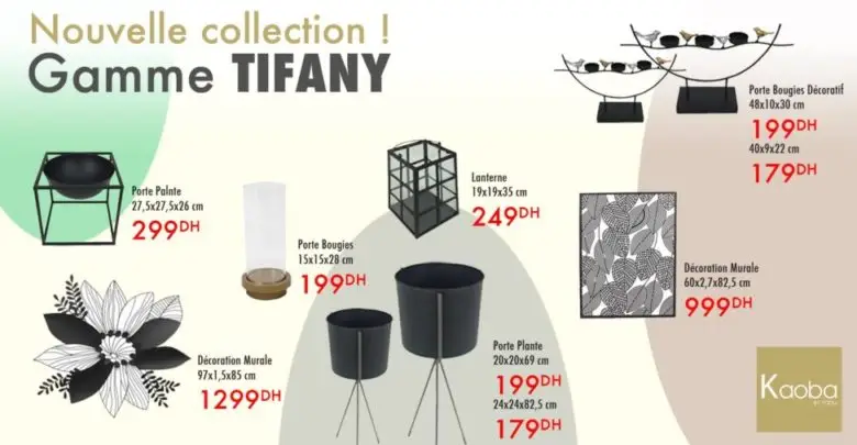 Nouvelle collection Gamme TIFANY chez Kaoba Ameublement