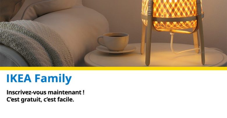 Promo Ikea Family Maroc -20% sur tous l'Espace luminaires