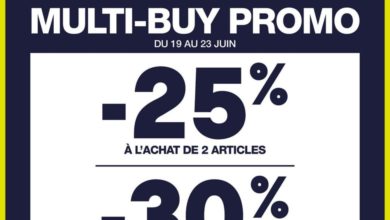 Offre Multi-buy Gap Maroc -25% et-30% à l'achat de 2 et 3 articles et plus jusqu'au 23 Juin 2019
