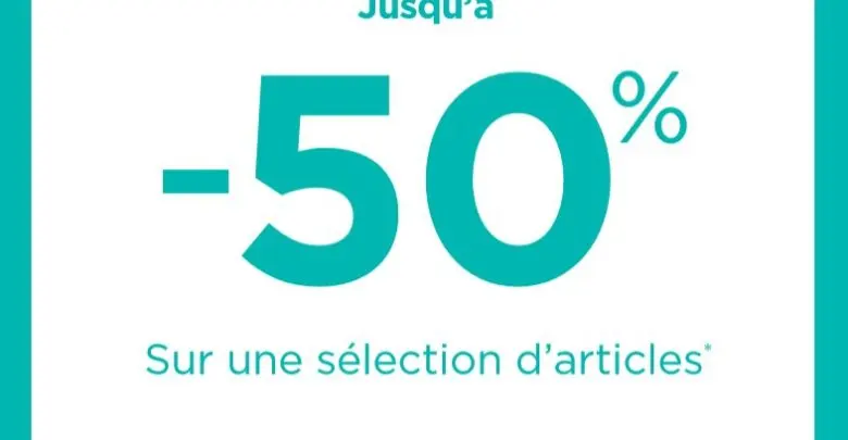Promo Jules Maroc -50% de réductions sur une sélection d'articles