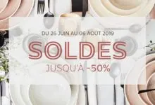 Soldes Mobilier Jusqu'à -50% du 26 Juillet au 6 Août 2019