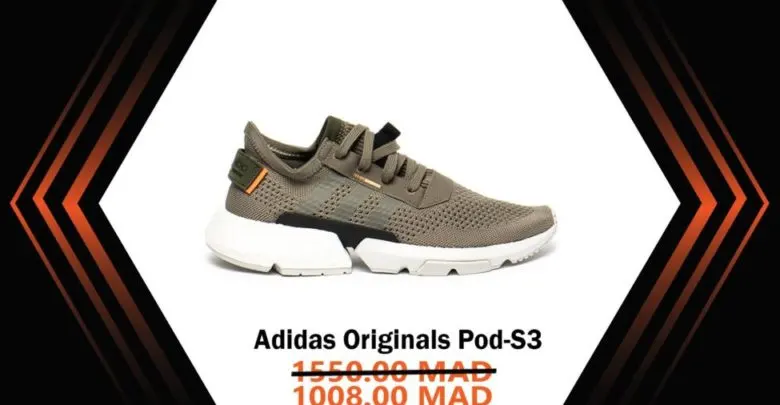 Soldes Courir Maroc Adidas Originals Pod-S3 1008Dhs au lieu de 1550Dhs
