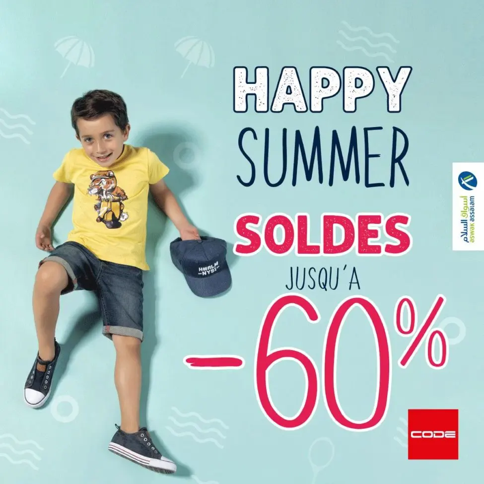 Happy Summer Aswak Assalam Soldes Jusqu'à -60% de remise