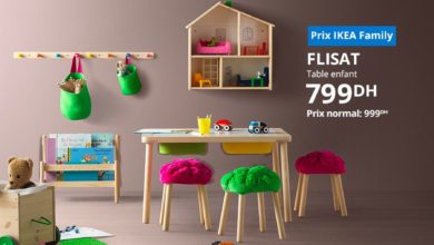 Soldes Ikea Family Table enfant FLISAT 799Dhs au lieu de 999Dhs