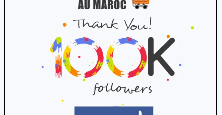 100K fans sur Facebook! Merci pour votre pour votre confiance et votre fidélité
