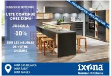 Offre Spéciale Ixina German Kitchens -10% Jusqu'au 30 Septembre 2019
