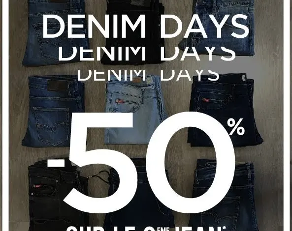 Spéciale Promo Lee Cooper Maroc Denim Days -50% sur le 2ème Jean