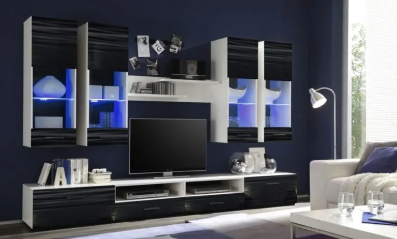 Soldes Azura Home Ensemble meuble TV DEVA 280cm 3990Dhs au lieu de 8900Dhs