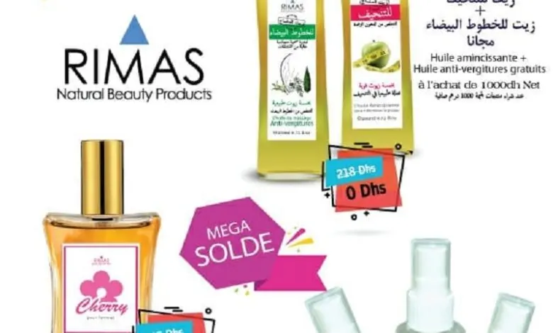 Mega Promo Rimas Natural Beauty Maroc jusqu'au 3 Novembre 2019
